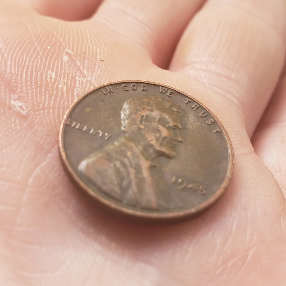 Vintage 1945 Lincoln Wheat Penny